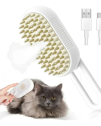 Cepillo de vapor 3 en 1 para mascotas